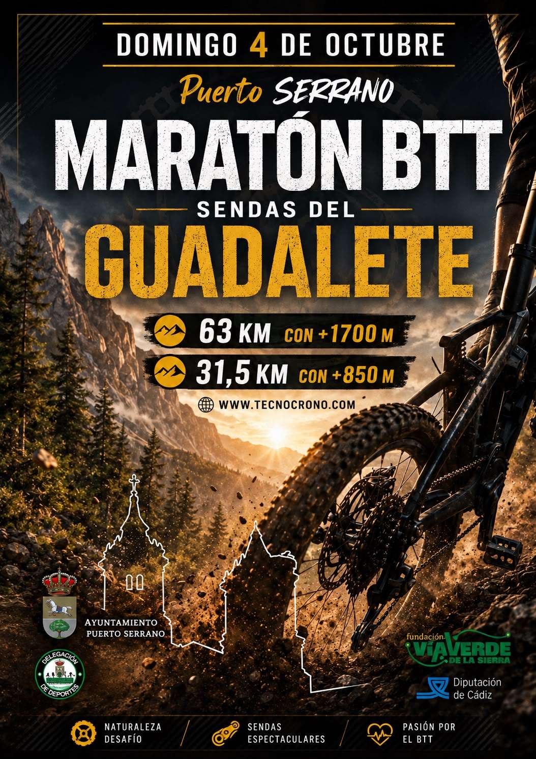Event Poster II MARATÓN BTT RETO SENDAS DEL GUADALETE