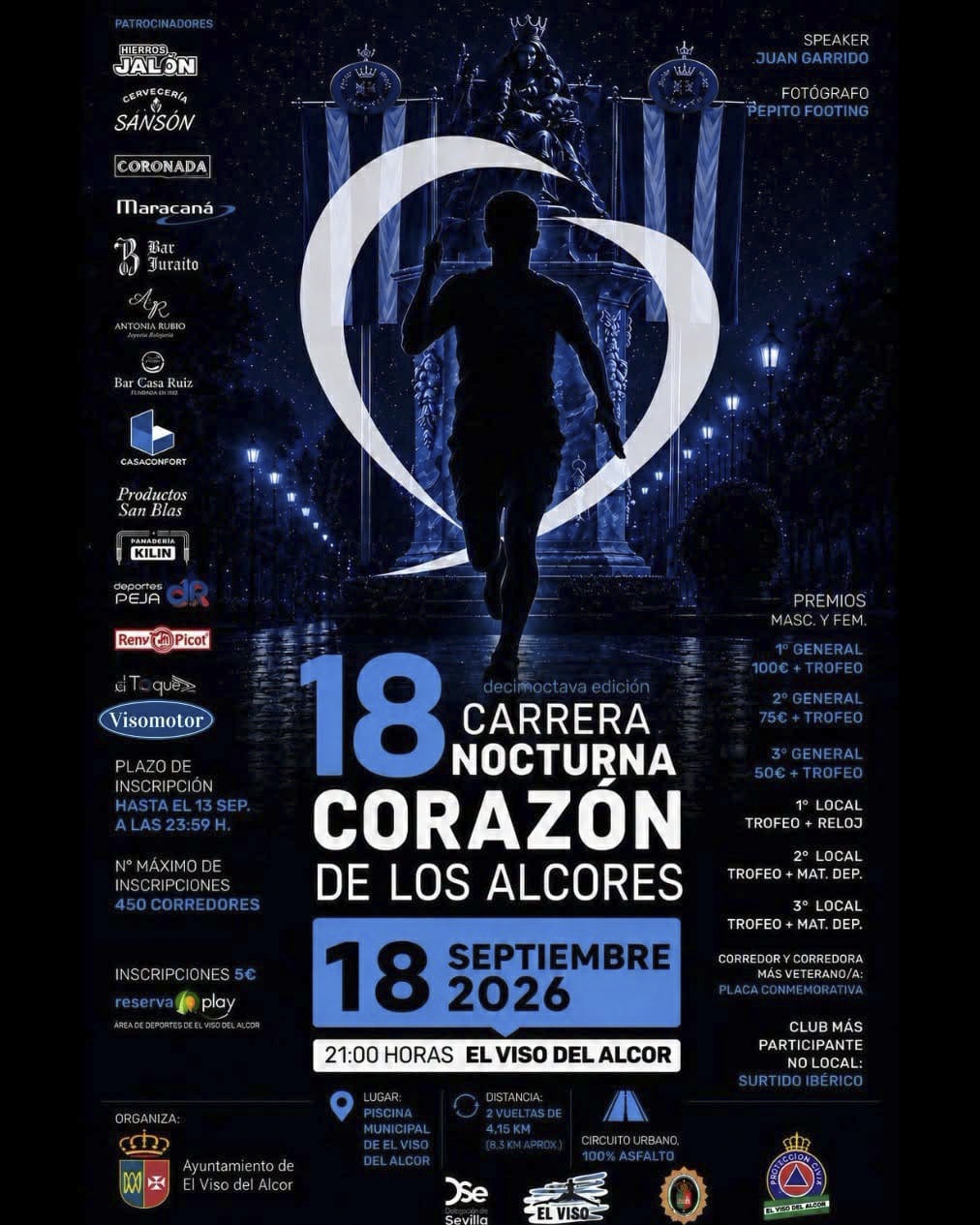 Resultados 18 CARRERA NOCTURNA CORAZÓN DE LOS ALCORES