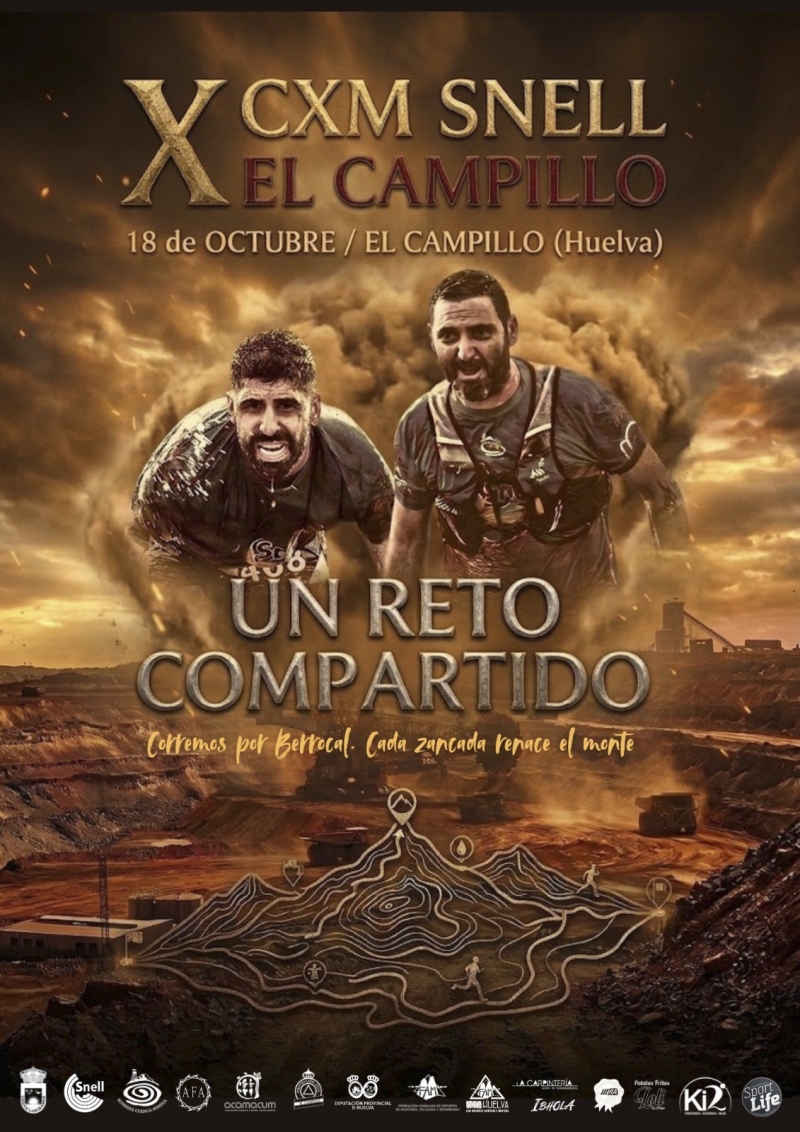 Cartel del evento X CARRERA POR MONTAÑA SNELL EL CAMPILLO “UN RETO COMPARTIDO” 
