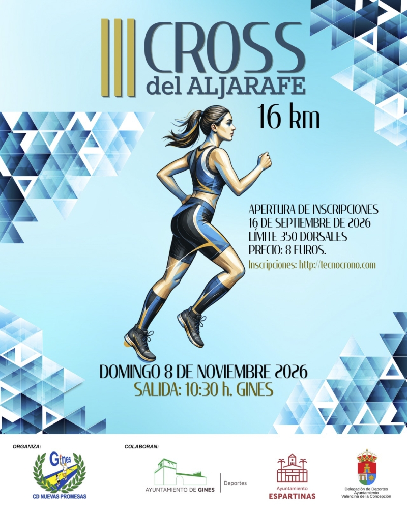 Cartel del evento III CROSS DEL ALJARAFE 