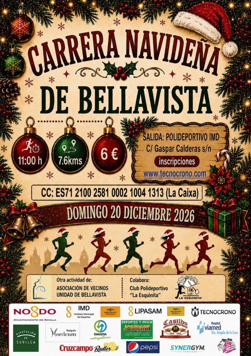 Resultados CARRERA NAVIDEÑA DE BELLAVISTA