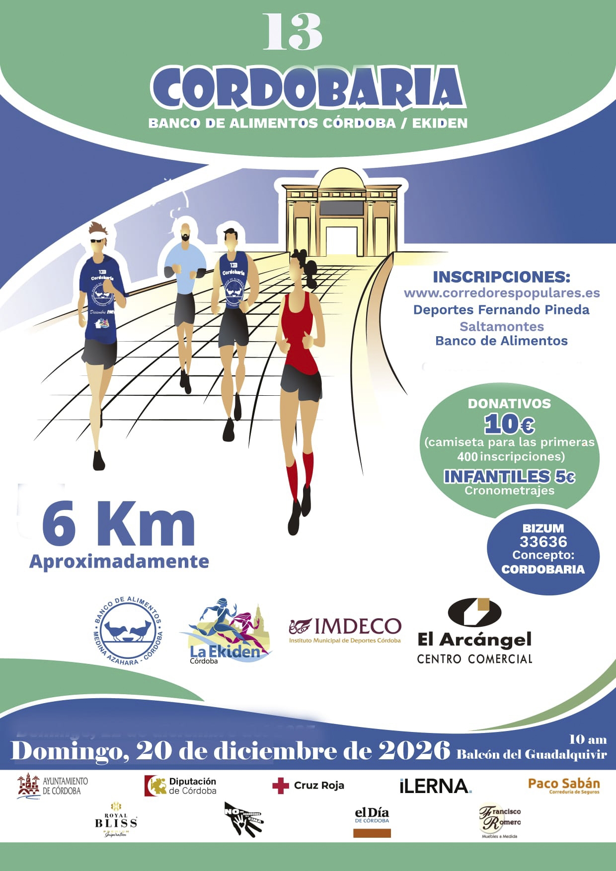 Cartel del evento XIII CARRERA LA CORDOBARIA NAVIDAD 2026