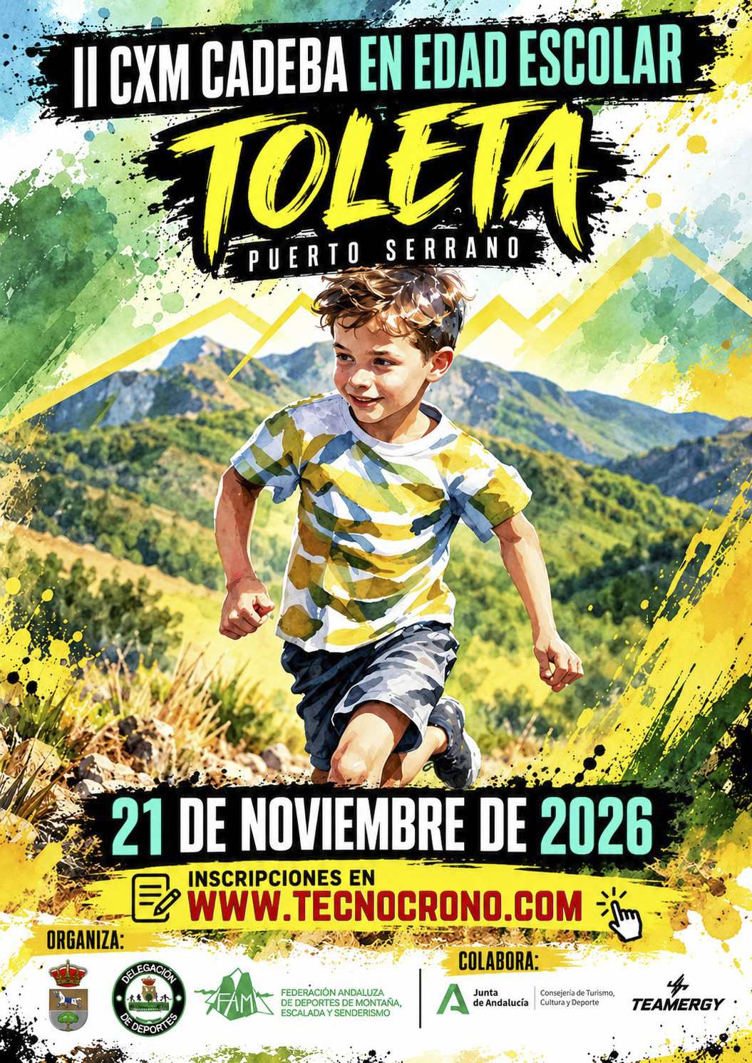 Cartel del evento “II CADEBA CXM TOLETA PUERTO SERRANO”
