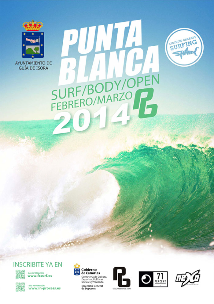 Cartel del evento CTO CANARIO DE SURFING SHARK OPEN SURF & BODYBOARD-PUNTA BLANCA