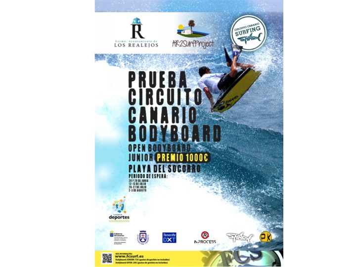 Cartel del evento III PRUEBA CIRCUITO CANARIO DE SURFING SHARK-BODYBOARD JUNIOR&OPEN