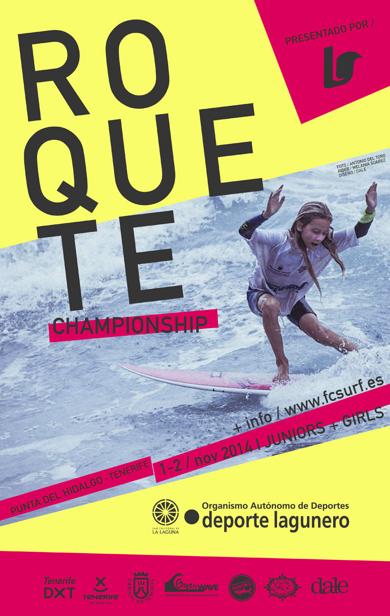 Cartel del evento CIRCUITO CANARIO DE SURFING SHARK JUNIOR Y FEMENINO - LA BAJETA ROQUETE