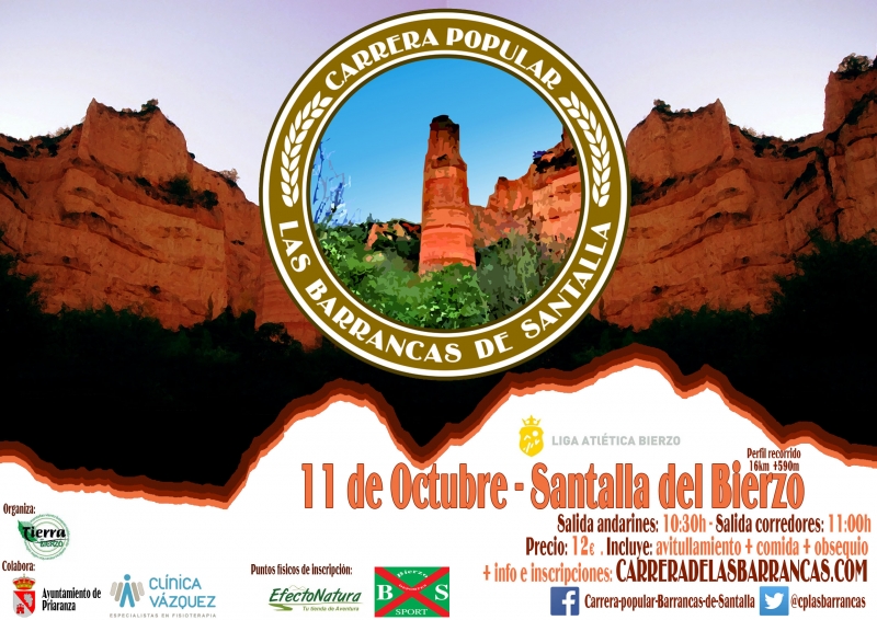 Cartel del evento IV BARRANCAS DE SANTALLA