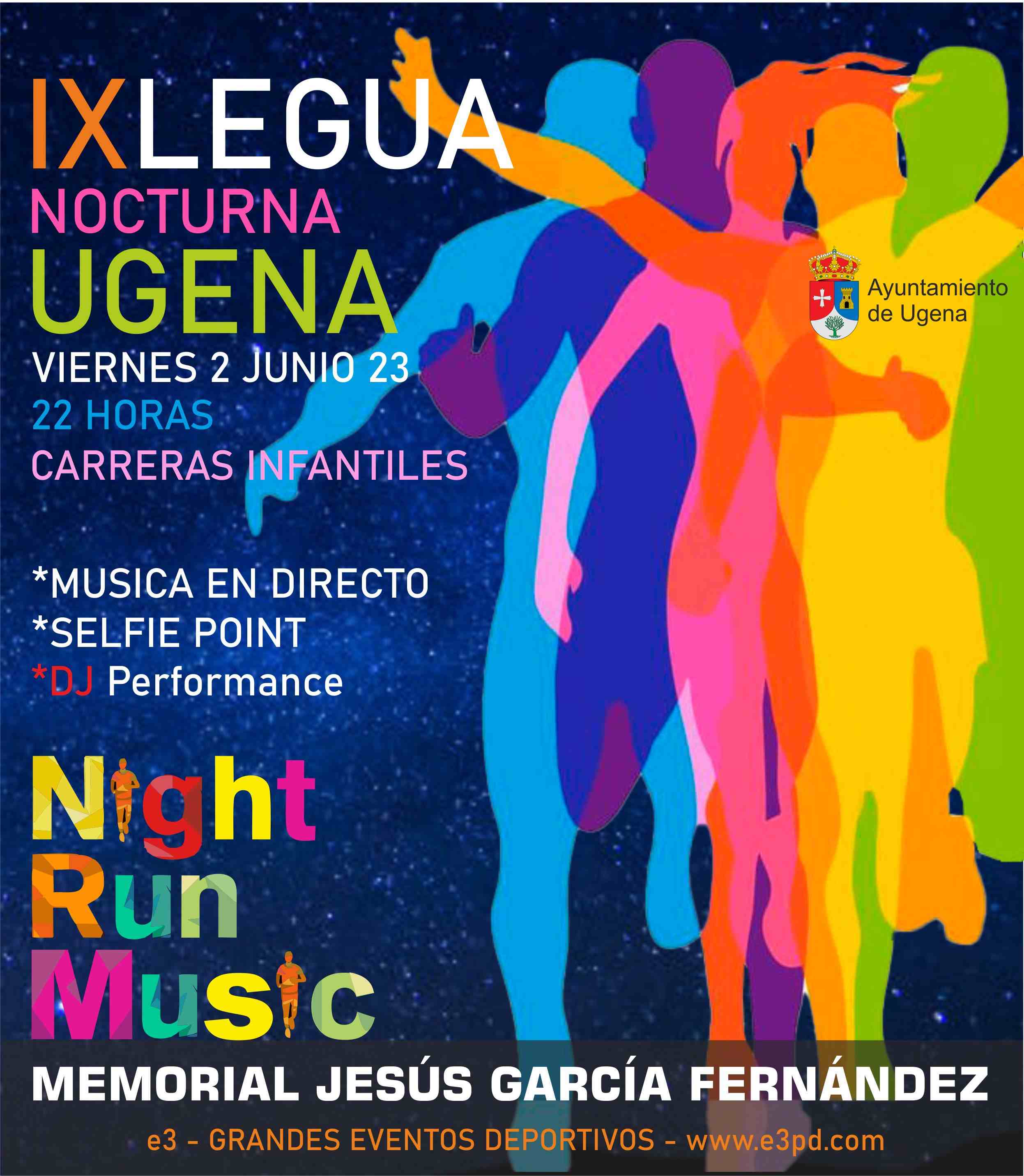 Cartel del evento IX LEGUA NOCTURNA DE UGENA