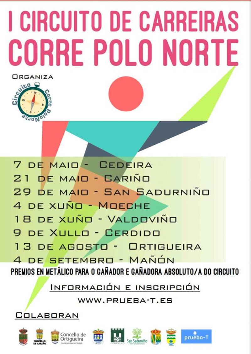 Cartel del evento INSCRIPCION CIRCUITO  CORRE POLO NORTE