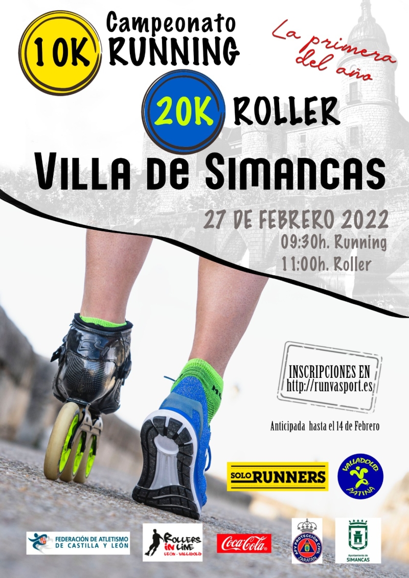 Event Poster 5ª EDICIÓN CARRERA POPULAR 10 Y 5 KM VILLA DE SIMANCAS