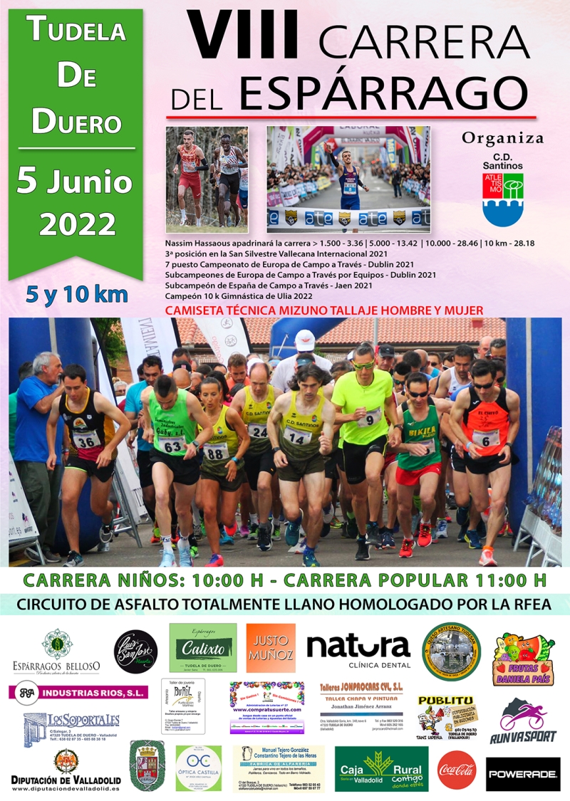 Event Poster 8ª CARRERA DEL ESPARRAGO TUDELA DE DUERO