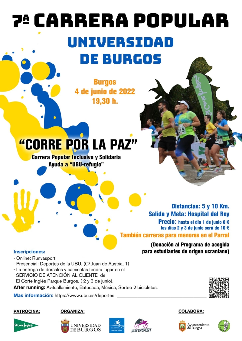 Event Poster 7ª CARRERA POPULAR UNIVERSIDAD DE BURGOS
