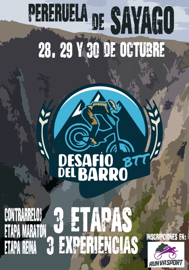 Event Poster III MARCHA BTT DESAFÍO DEL BARRO POR ETAPAS