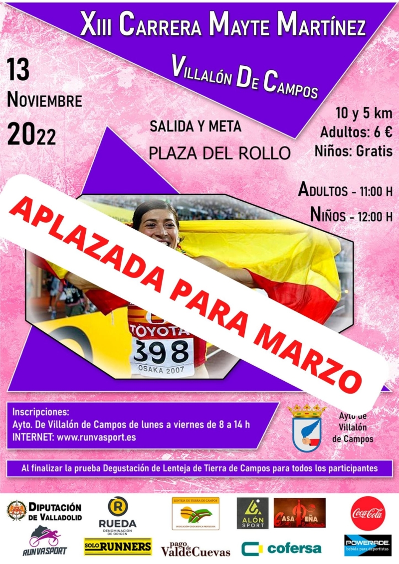 Event Poster XIII CARRERA MAYTE MARTINEZ