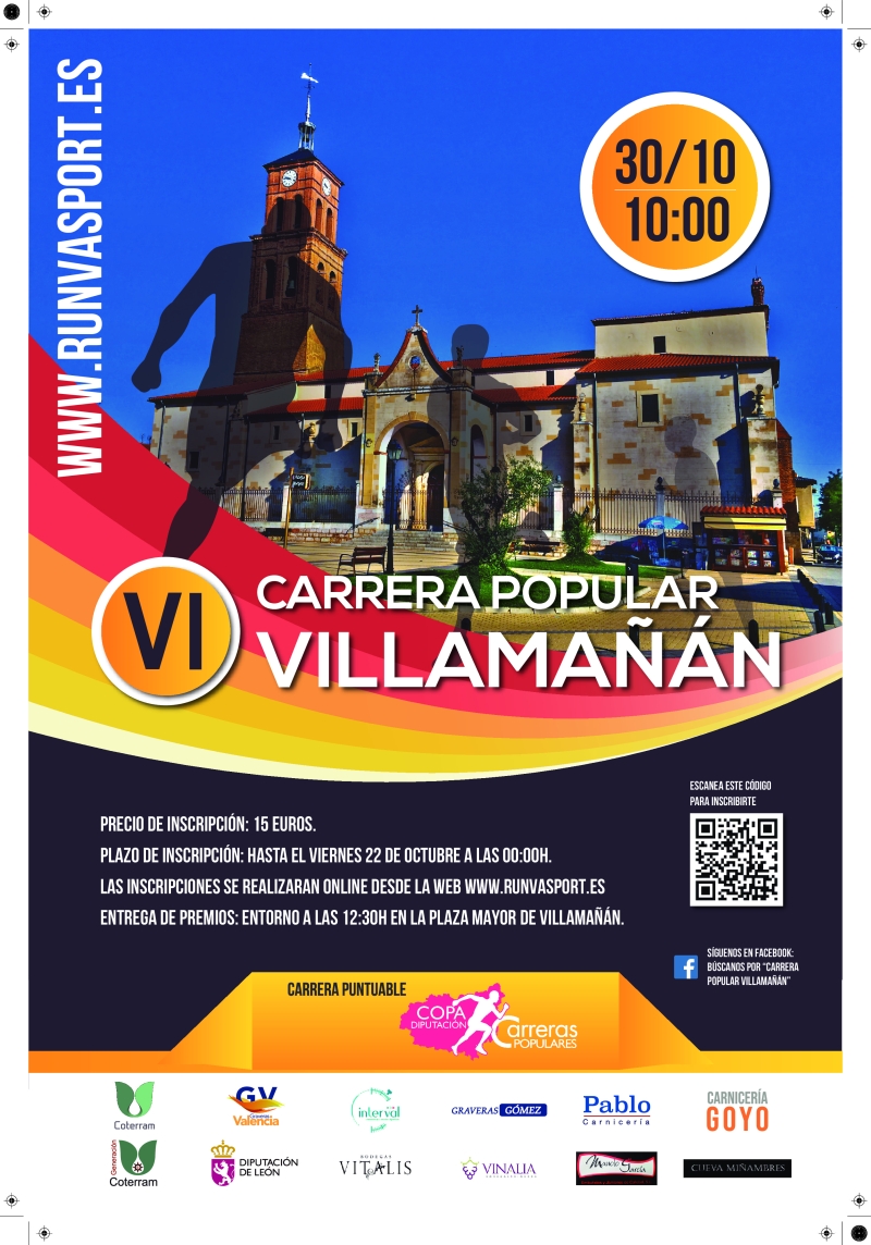 Event Poster CARRERA POPULAR VILLAMAÑÁN