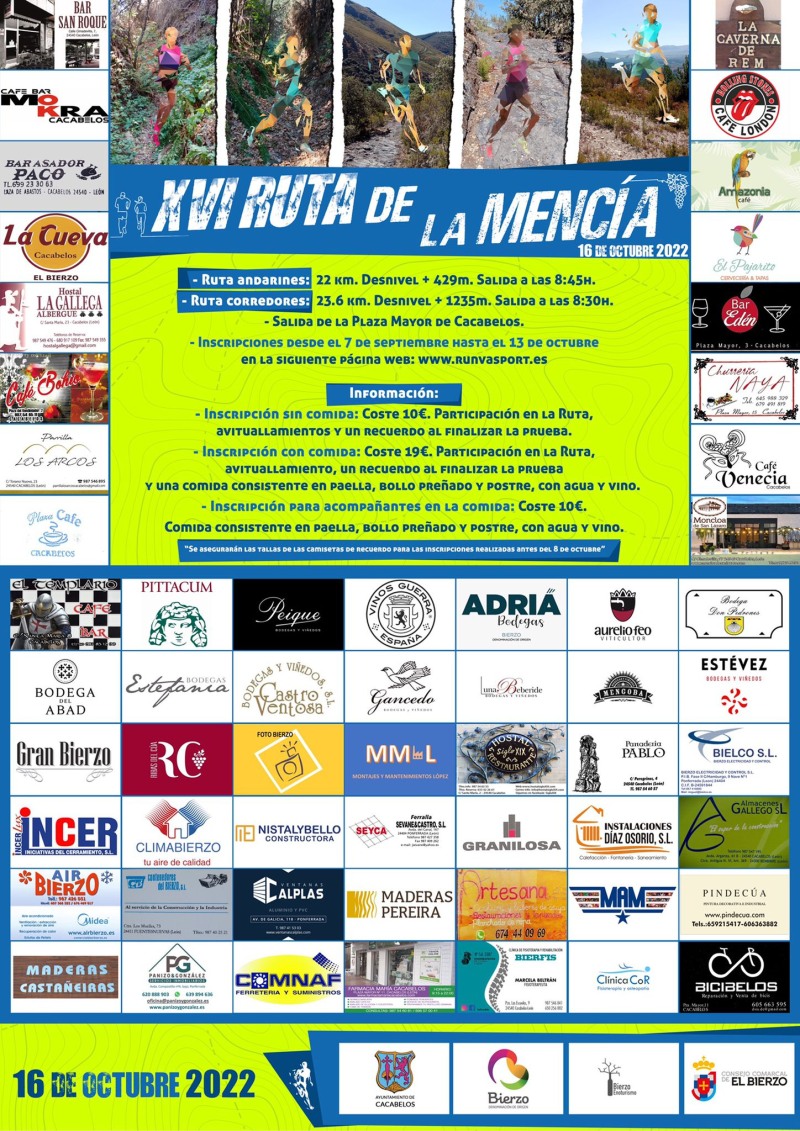 Event Poster XVI RUTA DE LA MENCIA