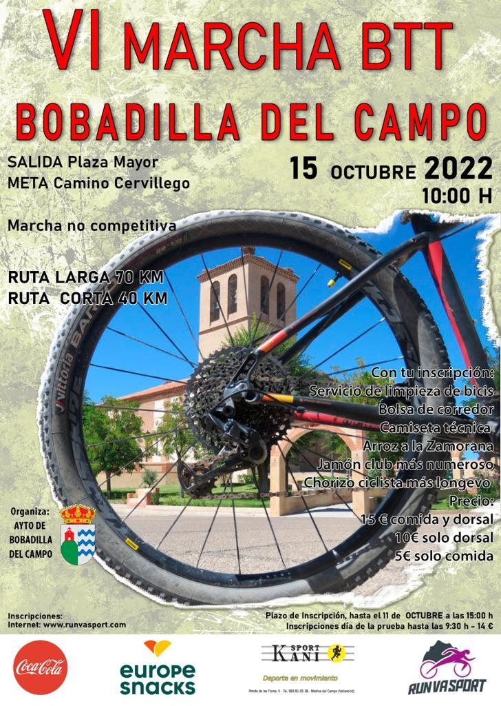 Event Poster VI  MARCHA BTT BOBADILLA DEL CAMPO