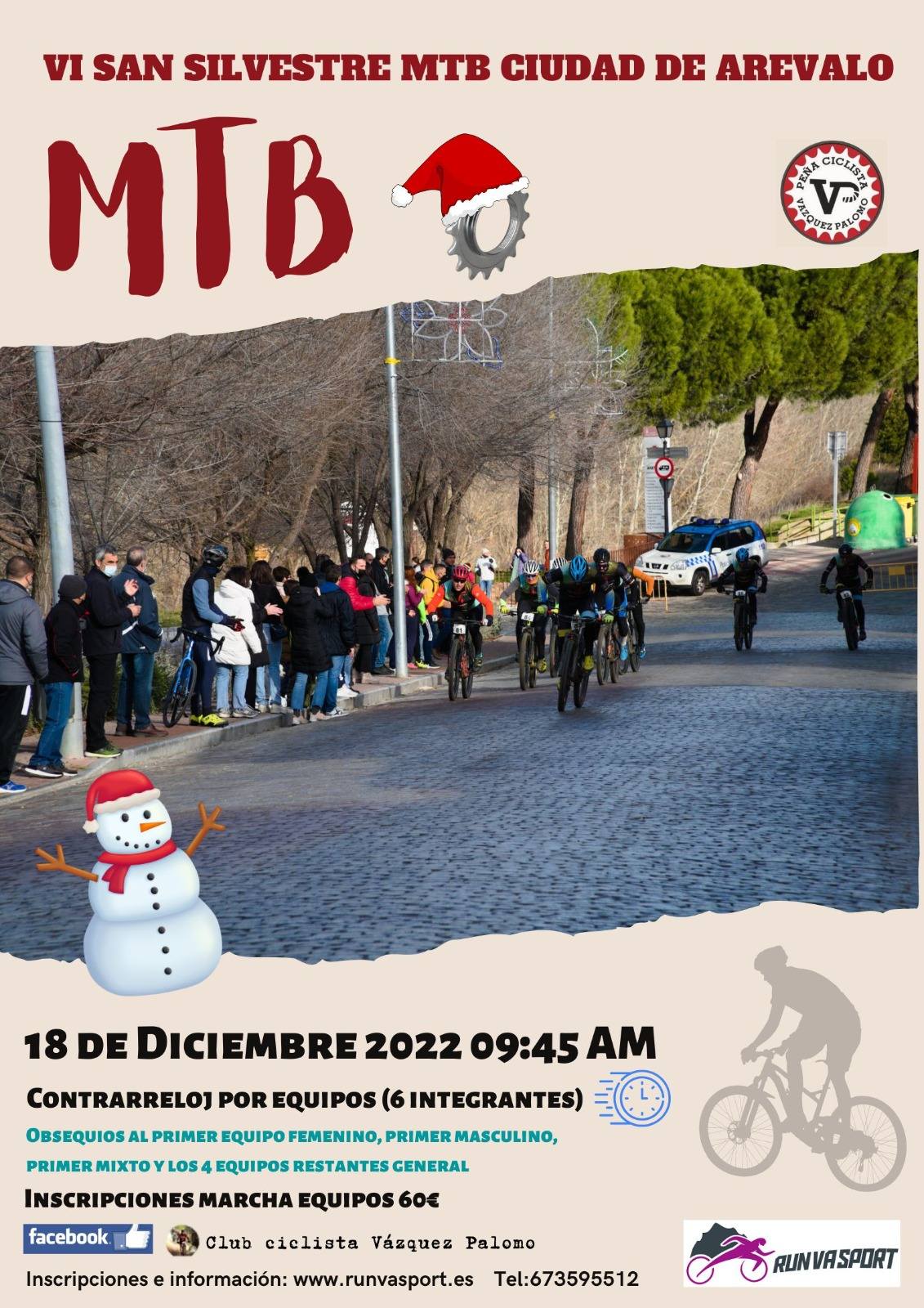 Event Poster VI SAN SILVESTRE CIUDAD DE AREVALO MTB