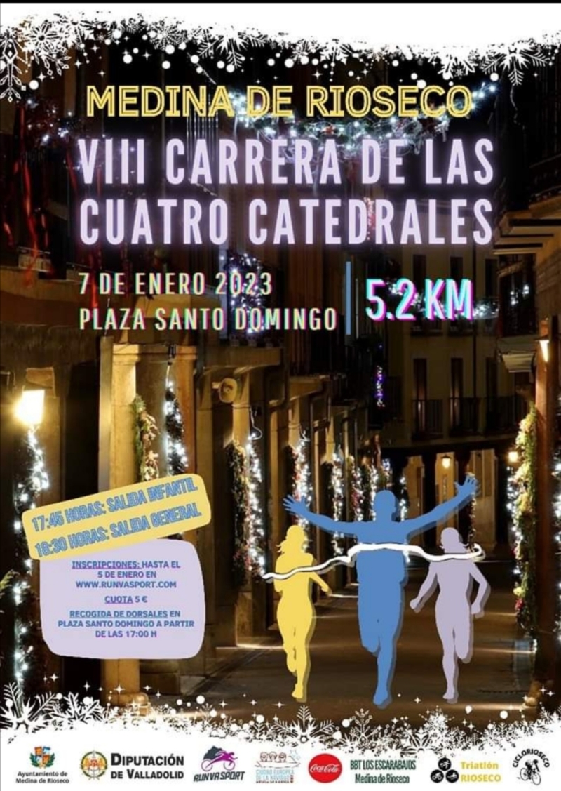 Event Poster VIII CARRERA DE LAS CUATRO CATEDRALES MEDINA DE RIOSECO
