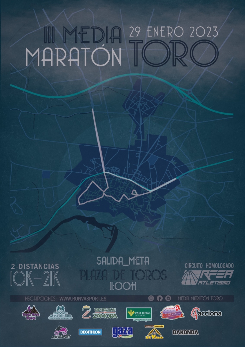 Event Poster MEDIA MARATÓN TORO 2023