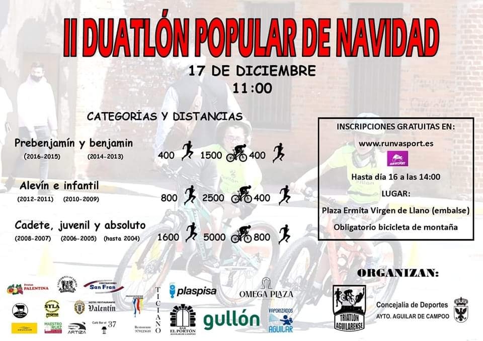Event Poster II DUATLÓN POPULAR DE NAVIDAD