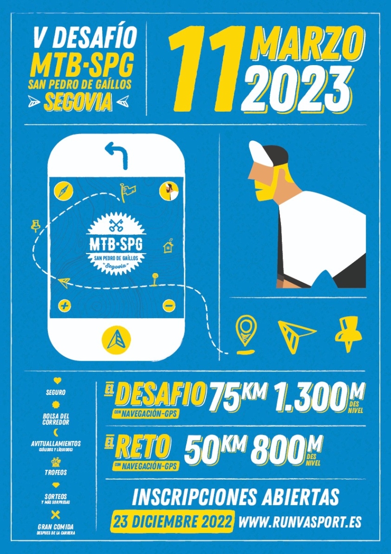 Event Poster V DESAFÍO MTB SPG -SAN PEDRO DE GAÍLLOS