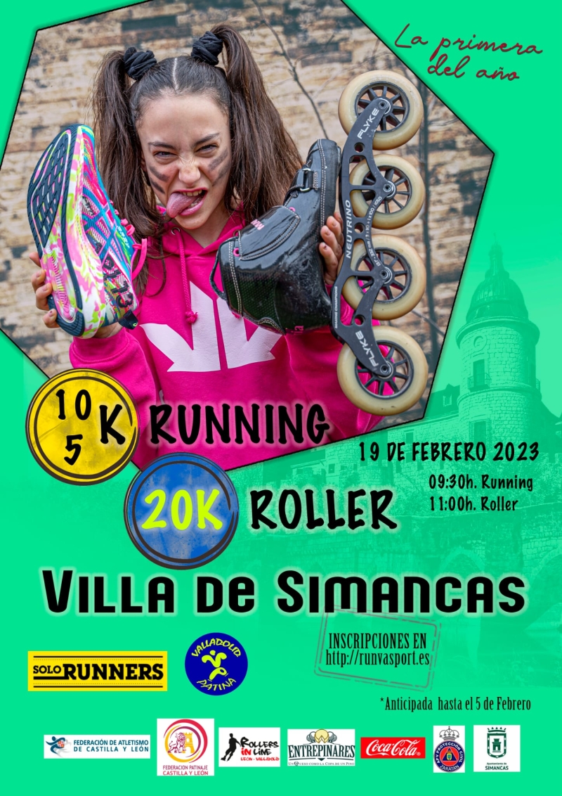 Event Poster 20 KM ROLLER RACE SIMANCAS 2023