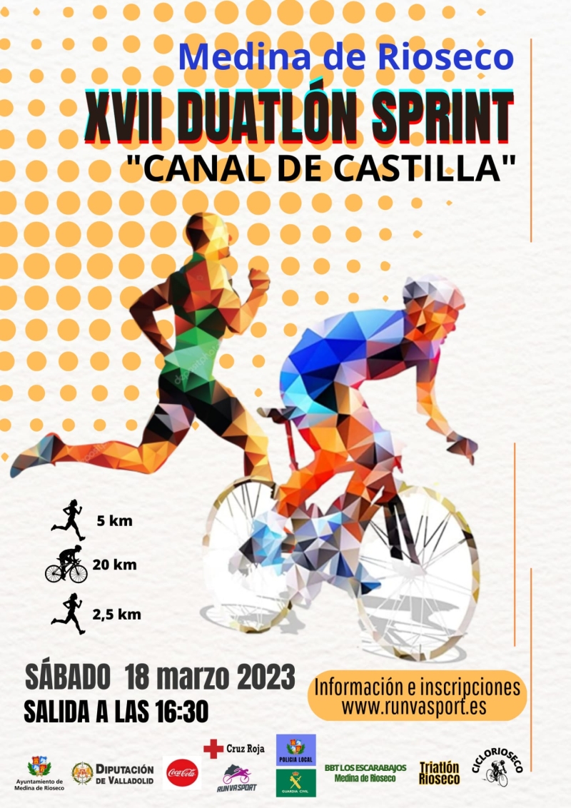 Event Poster 17 DUATLÓN CANAL DE CASTILLA 2023