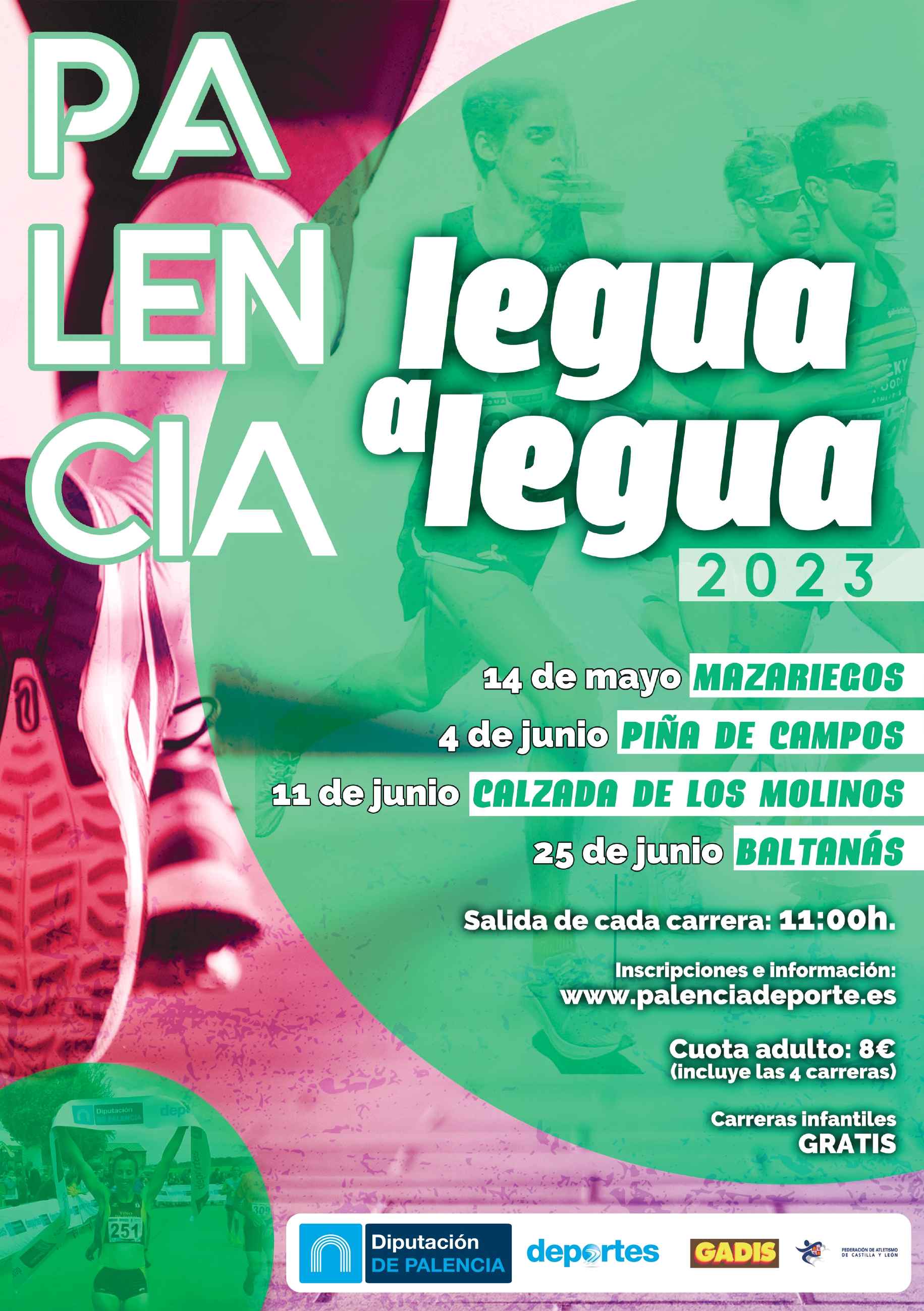 Event Poster BALTANÁS PALENCIA LEGUA A LEGUA 2023