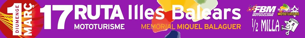 17ª RUTA ILLES BALEARS MOTOTURISMO
