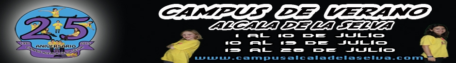 Imaxes e vídeos  - 25º CAMPUS DE VERANO ALCALA DE LA SELVA 2015 