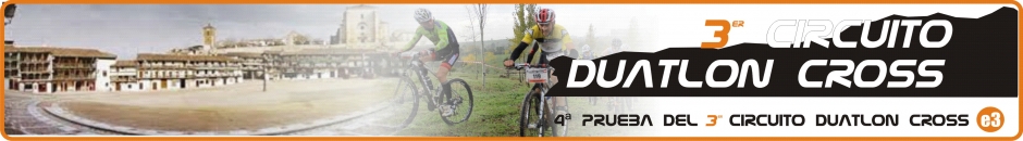 Resultados  - 4ª PRUEBA CIRCUITO DUATLON CROSS E3   CHINCHON