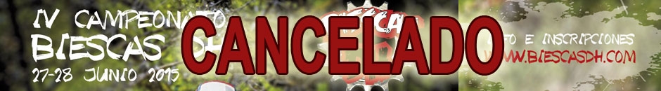 Information  - 4º CAMPEONATO BIESCAS DH