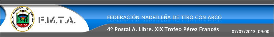 Resultados  - 4º POSTAL A. LIBRE. XIX TROFEO PÉREZ FRANCÉS