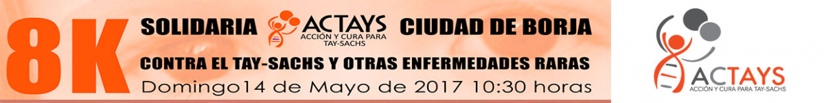 Resultados  - 8K SOLIDARIA ACTAYS   CIUDAD DE BORJA   TAY SACHS Y OTRAS ENFERMEDADES RARAS 2017