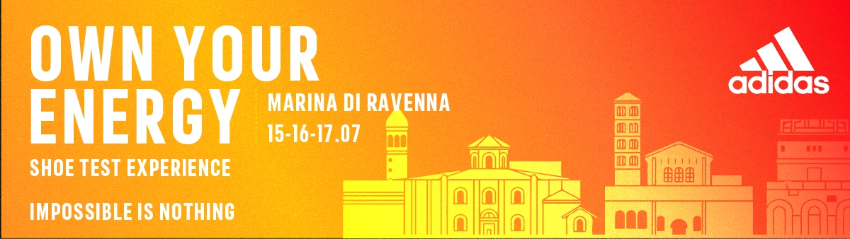 ADIDAS SHOE TEST EXPERIENCE MARINA DI RAVENNA, PIAZZA DORA MARKUS, 15 16 17 LUGLIO
