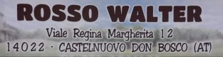 ROSSO WALTER ROSSO WALTER