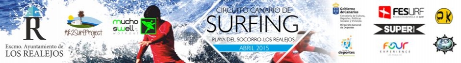 Información  - CIRCUITO CANARIO DE SURFING PLAYA DEL SOCORRO