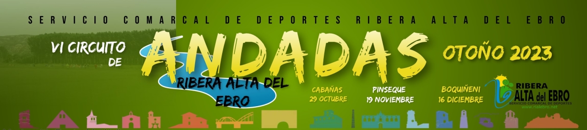 CIRCUITO DE ANDADAS OTOÑO RIBERA ALTA DEL EBRO 2023