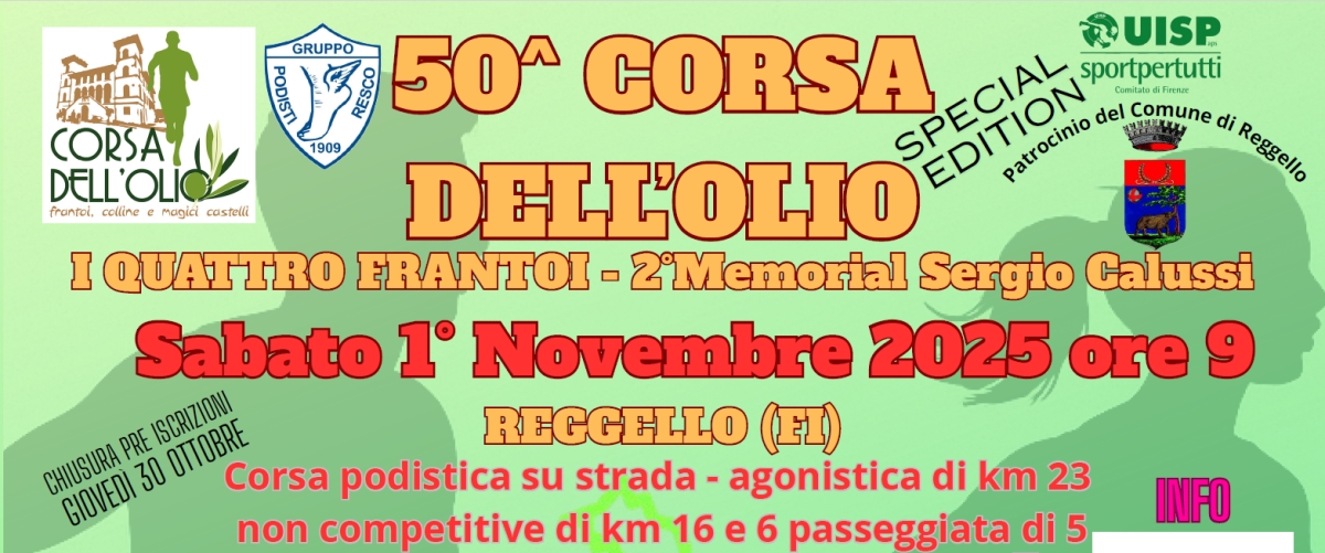 CORSA DELL'OLIO   I QUATTRO FRANTOI