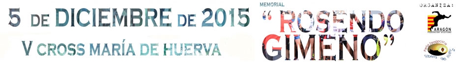 CROSS MARIA DE HUERVA. MEMORIAL ROSENDO GIMENO 2015