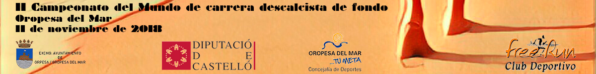 Resultados  - CTO. DEL MUNDO CARRERA DESCALCISTA DE FONDO