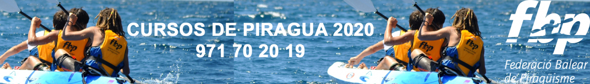 CURSOS DE VERANO DE PIRAGÜISMO PARA NIÑOS DE 7 A 18 AÑOS   2020