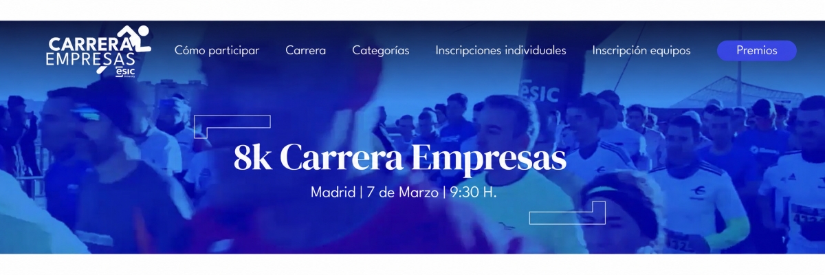 Inscripción  - I CARRERA DE EMPRESAS ESIC POZUELO 2027   INDIVIDUAL  