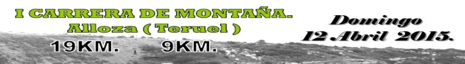 I CARRERA DE MONTAÑA EN ALLOZA