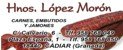 CARNICERÍA HNOS. LÓPEZ MORÓN (CÁDIAR)