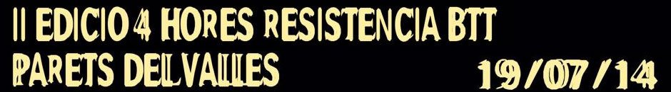 II 4H DE RESISTENCIA BTT PARETS DEL VALLES