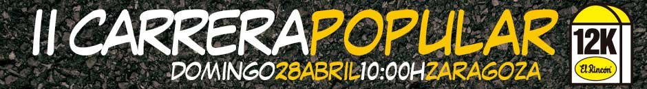 Resultados  - II CARRERA POPULAR 12K EL RINCÓN 2013