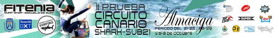 Información  - II PRUEBA CTO CANARIO SURFING SHARK SUB 21   ALMACIGA