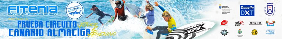 III PRUEBA CTO CANARIO SURFING SHARK JUNIOR & FEMENINO   ALMACIGA  